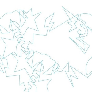 God of Thunder long arm quilting pattern