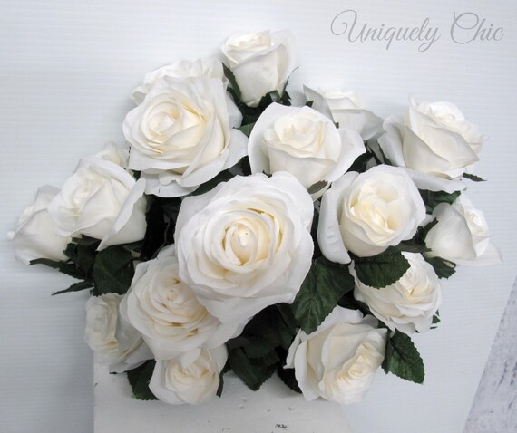 Diy Wedding Bouquet White Rose Bush White Rose Bouquet Diy Etsy