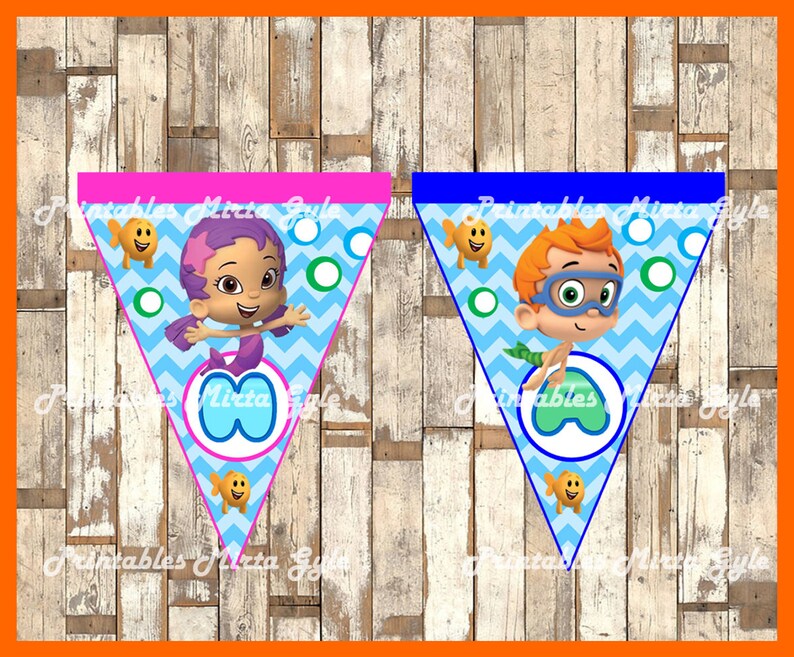 Bubble Guppies Birthday Banner Template