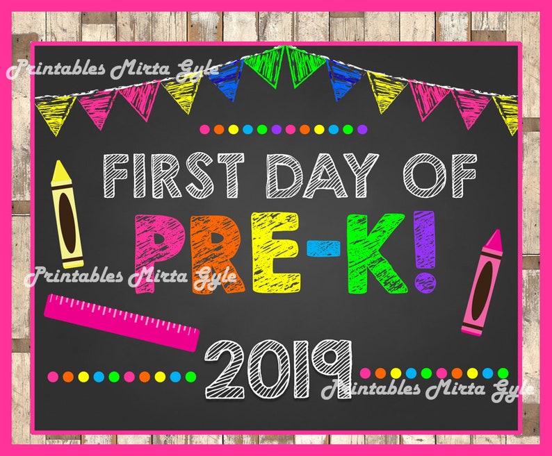 first-day-of-pre-k-sign-print-yourself-first-day-of-pre-k-etsy