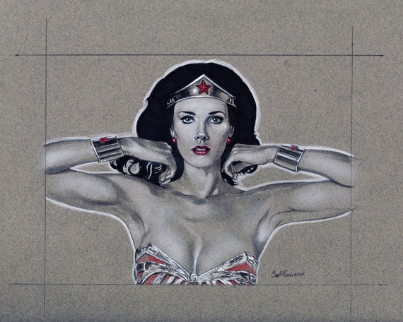 Wonder Woman Lynda Carter Vintage Original Color Photo 8 x 10