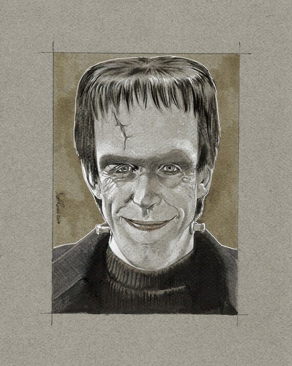 Fred Gwynne As Herman Munster From The Tv Series The Munsters Etsy