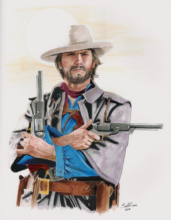 Clint Eastwood as Josey Wales from the movie The Outlaw Josey Wales - 11&qu...