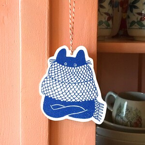 Petit cintre de chat mignon! Pour décorer votre maison, un cadeau ou l’arbre! Imprimer du papier découpé