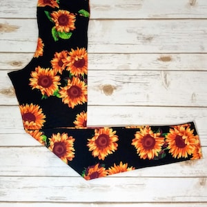 LuLaRoe Flower Orange Leggings for Women for sale