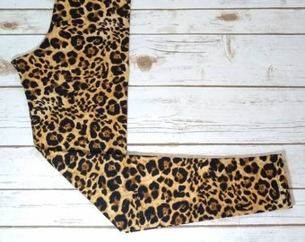 Kid's Leggings, Animal Print Leggings, Leopard Leggings, Jaguar Leggings, Cheetah Leggings, Leopard Print Leggings, Brushed Poly Leggings