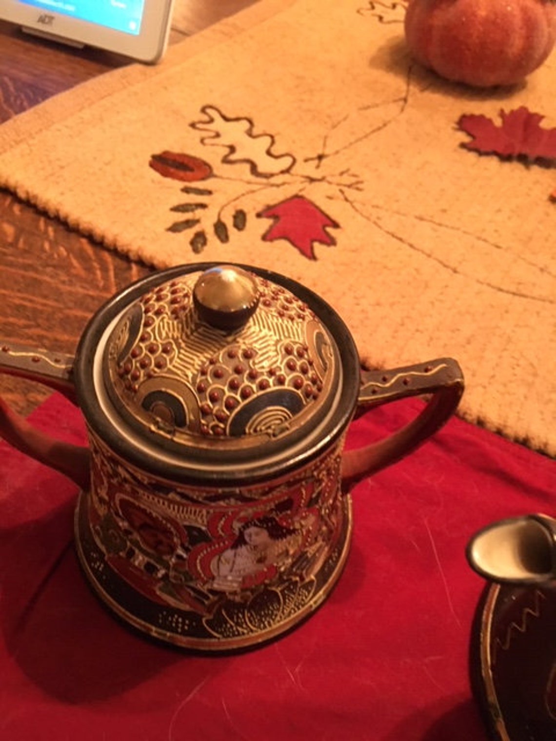 Takito Tea Set Japanese Hand Painted Vintage Etsy