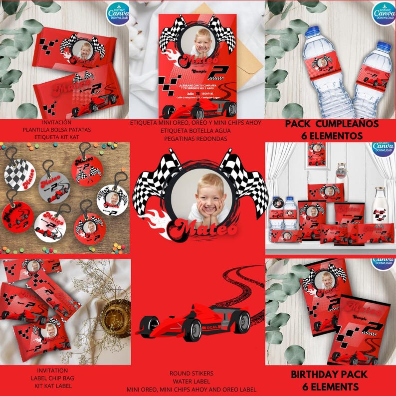 RED FORMULA 1 CAR Kit Kat Birthday Party Wrapper, Personalized Kit Kat ...