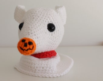 Crochet Dog Zero ~ Mr Jack's Strange Christmas