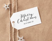 Christmas Tag Template, Personalized Christmas Favor Tag Printable, Edit with TEMPLETT, Merry Christmas Tags, WLP-CHT 569