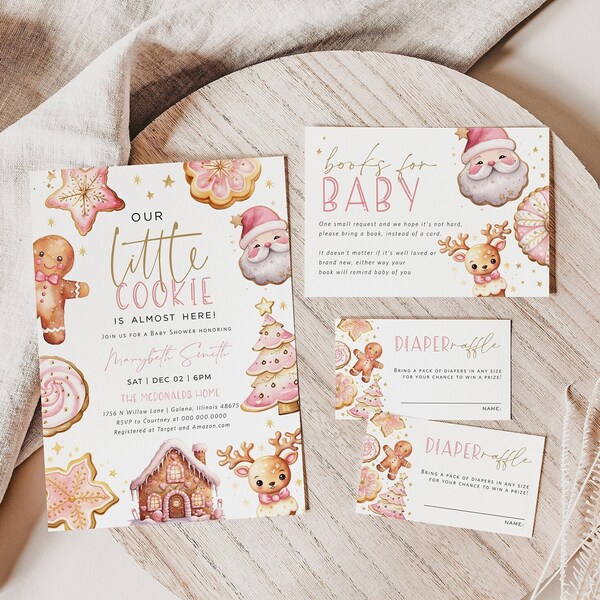 Baby Girl Shower Cookies Etsy