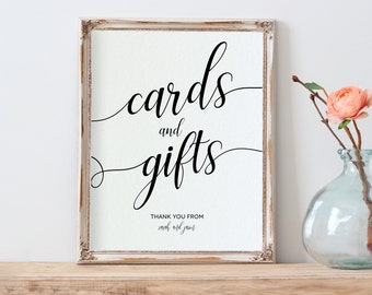 wedding gifts sign Gifts and cards sign acrylic gifts sign wedding wedding sign clear wedding sign