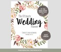 Wedding Planner, Printable Wedding Planner, Wedding Binder, DIY planning organizer, 8.5x11" Instant Download PDF