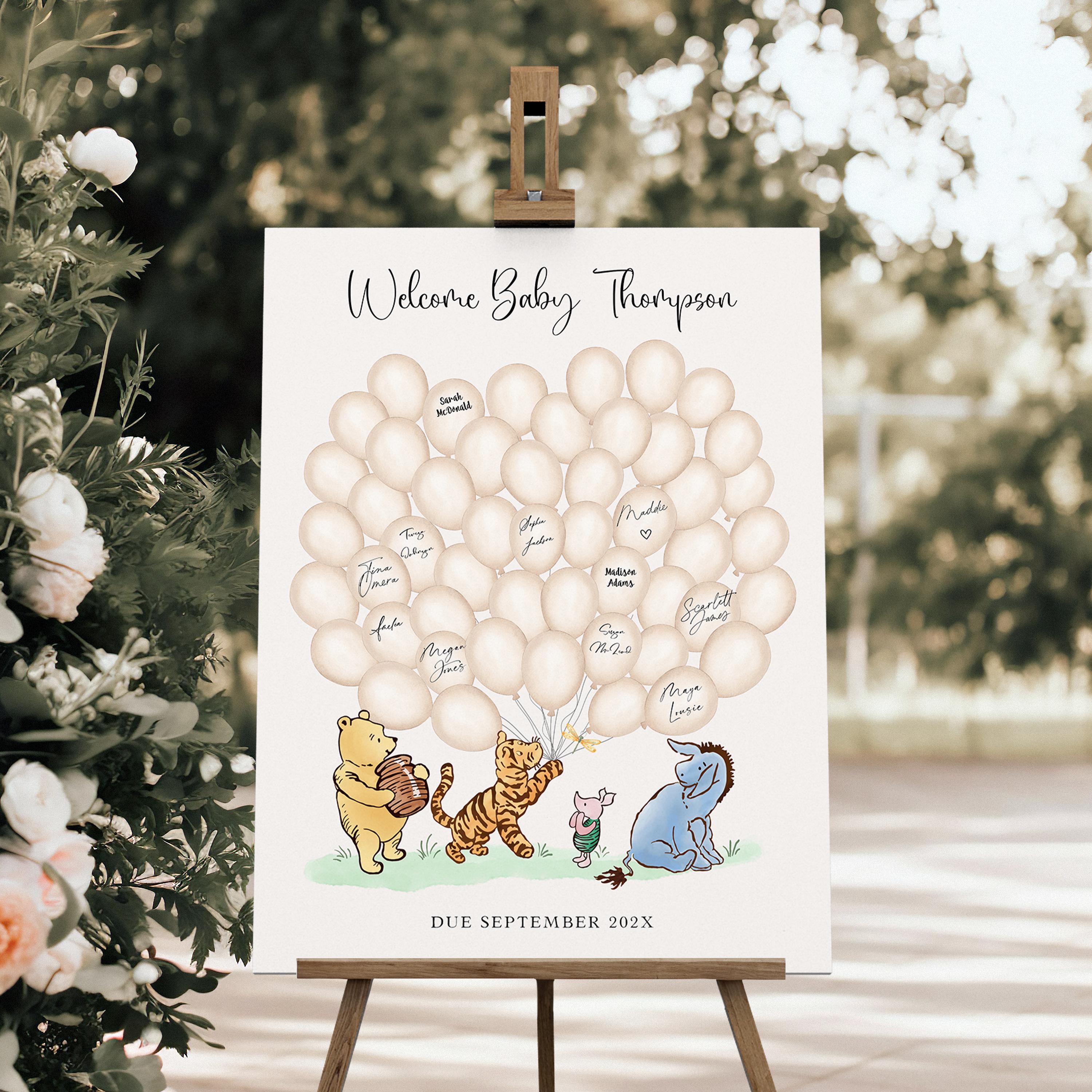 Winnie the Pooh Baby Shower Guest Book