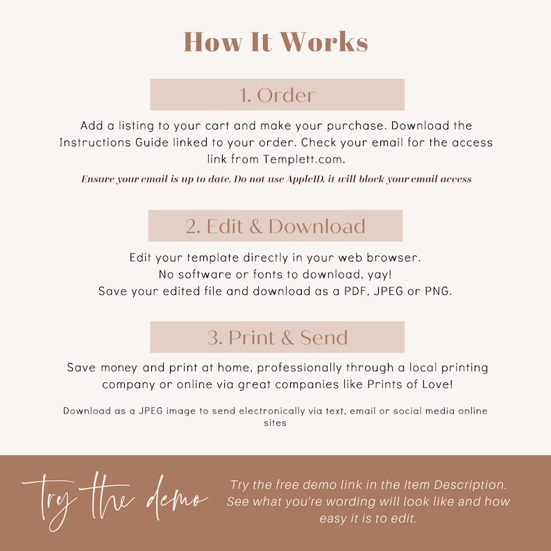 Minimalist Wedding Tri-fold Table Number, Tri-fold Table Menu, Triangle Table Stand, Modern menu, 100% Editable with TEMPLETT, WLP-LIN 1846 image 6