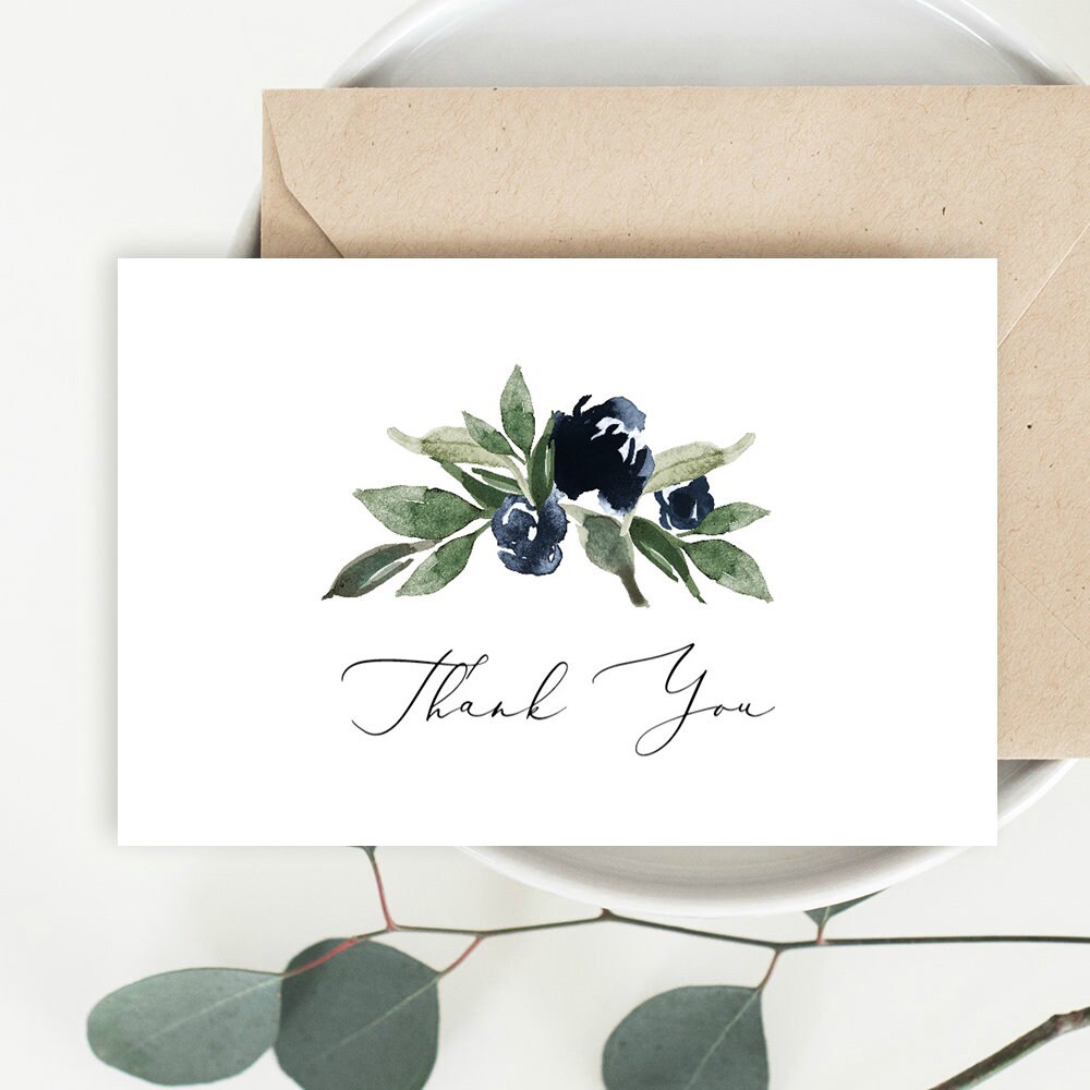 Navy Wedding Invitation Wedding Invitation Suite Printable | Etsy