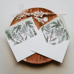 Weihnachts-Umschlag-Liner-Vorlage, druckbare Weihnachts-Umschlagklappe, Umschlag-Liner Diy-Download, TEMPLETT, WLP-GTR 6730