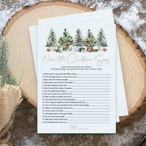 Chiama quella canzone di Natale, Gioco di canzoni di Natale, Gioco di feste natalizie, Gioco di canti natalizi, Modifica con TEMPLETT, WLP-GTR 6738