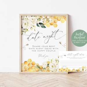 Bee Bridal Shower Game Bundle, Bridal Shower Games, Games Bundle, Customize Bridal Shower Games, Edit with TEMPLETT, WLP-FBE 5436 image 4