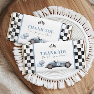 Editable Littler Racer Chocolate Bar Wrapper Template, Candy Bar Wrapper Label, Race Car Wrapper Template, TEMPLETT, WLP-RAC 8451