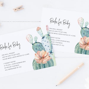 Libri Cactus per Baby Card, Modello scheda inserimento dettagli, Modello scheda allegato, Scheda registro, Modifica con TEMPLETT, WLP-PCA 2424