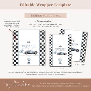 Editable Littler Racer Chocolate Bar Wrapper Template, Candy Bar ...