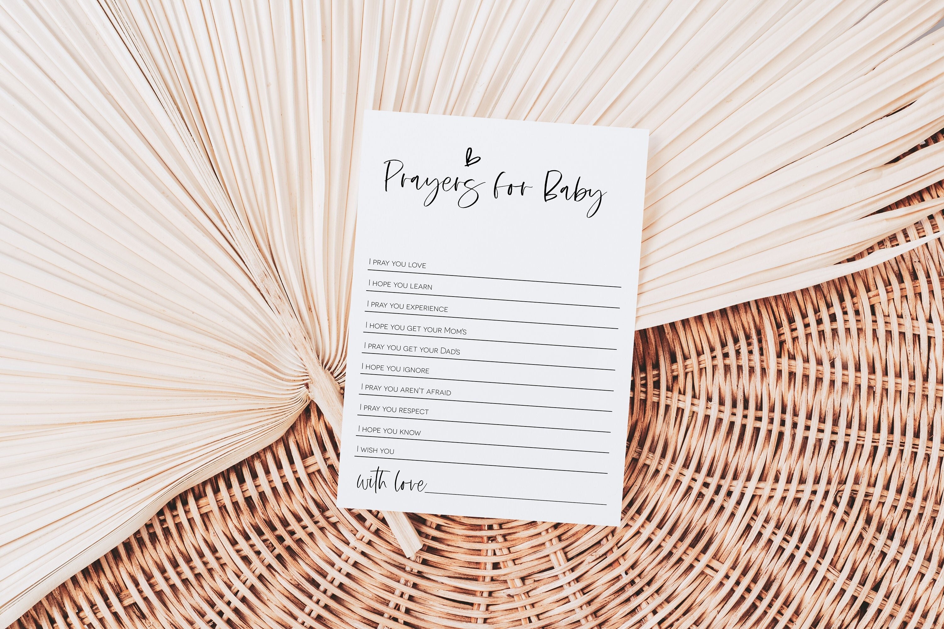 Wellpoint Card Sample Wishes for Baby Card, Baby Shower Printable, Prayers for Baby Card ...
