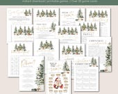 Christmas Games Bundle, Holiday Party Games Bundle, Printable Christmas Party Games, Set of 20+ Games, Edit with TEMPLETT, WLP-GTR 8035