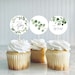 Greenery Baby Shower Cupcake Toppers, Printable Cupcake Toppers ...