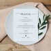 Printable Calligraphy Menu Card, Script Menu, 5x7, Instant Download ...