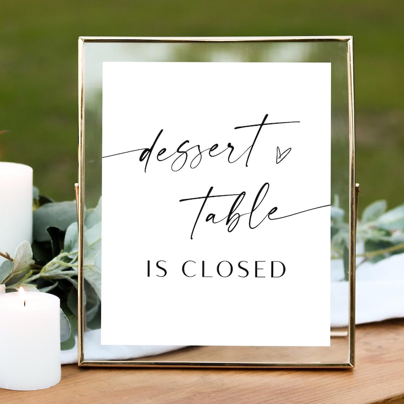 Closed Sweet Table - Etsy