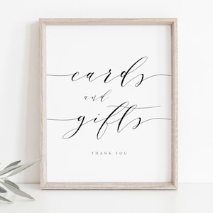 Cards and Gifts Sign, Cards and Gifts Sign Printable, 8x10, Wedding Template, Wedding Sign, TEMPLETT, WLP-SCR 4303