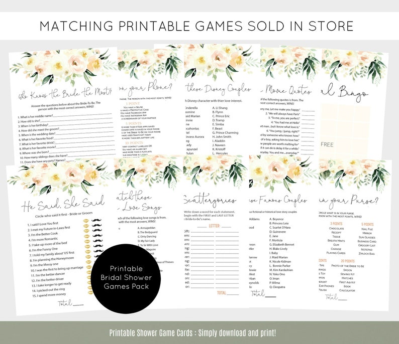 Blush Bar Menu Sign Greenery Bar Menu Template Printable Bar Etsy