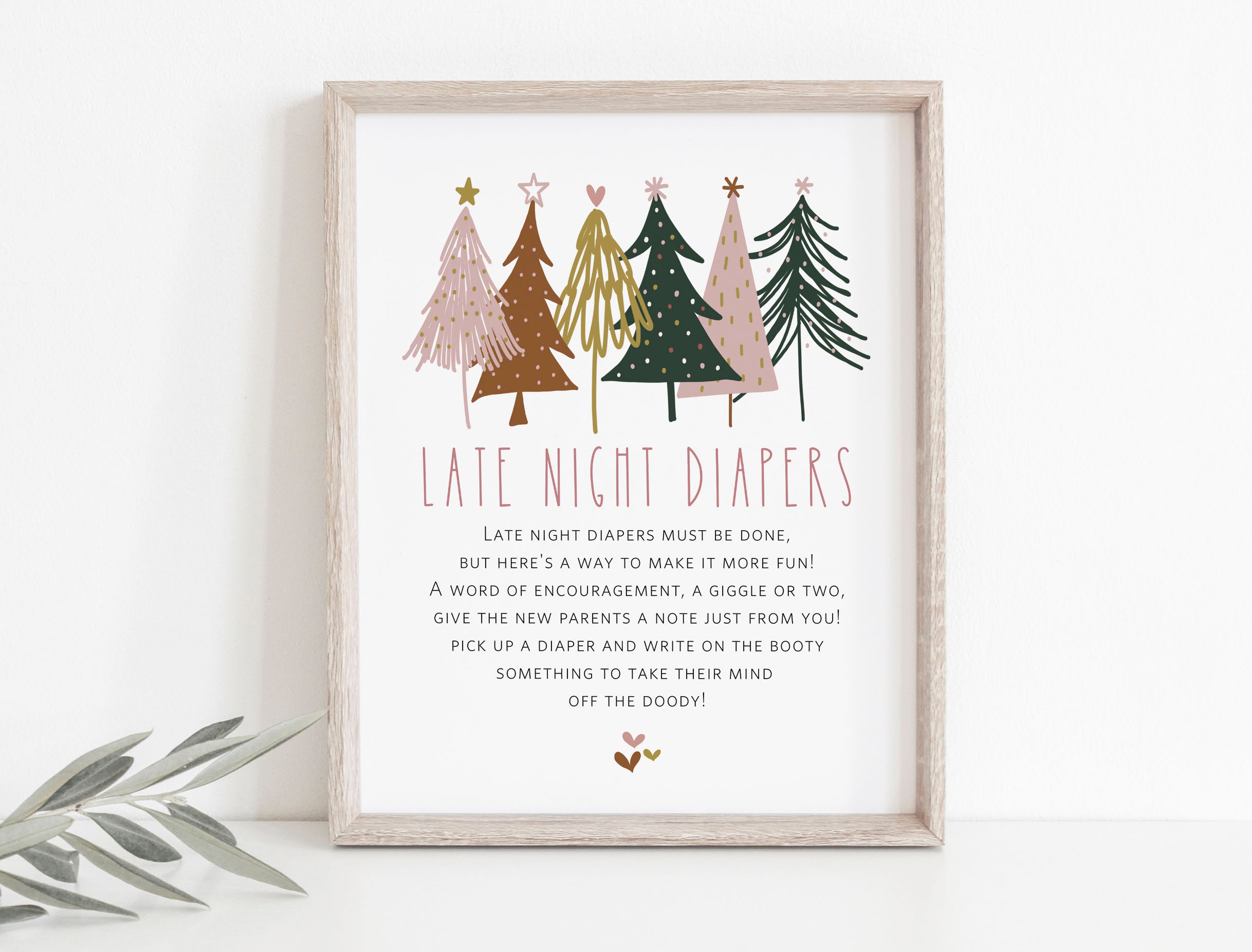 Printable Late Night Diapers Sign Diaper Thoughts Signs - Etsy