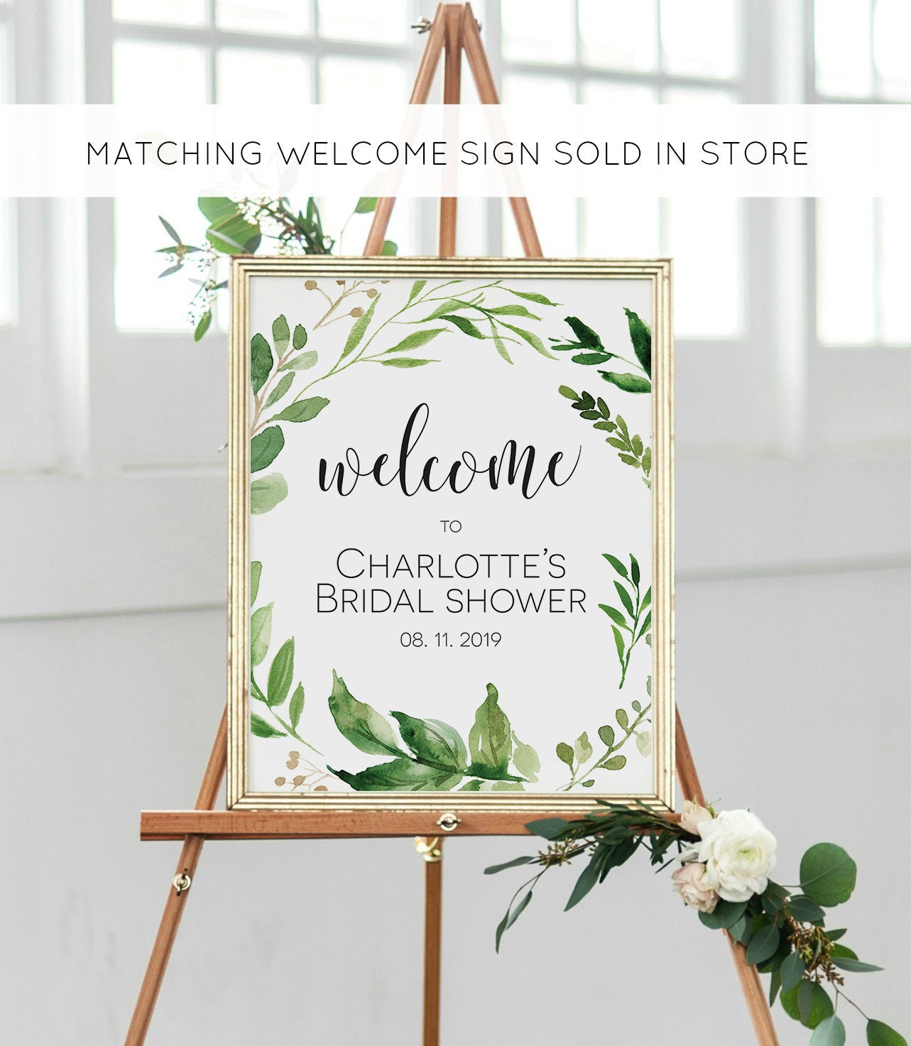 Greenery Bar Sign Printable Bar Menu Template Bar Sign - Etsy