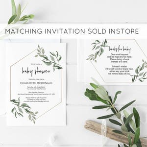 Greenery Thank You Tag Template, Bridal Shower Favor Tag Printable, Greenery Favor Tag Template, Edit with TEMPLETT, WLP-MOD 674 image 9