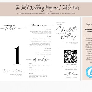 Minimalist Wedding Tri-fold Table Number, Tri-fold Table Menu, Triangle ...