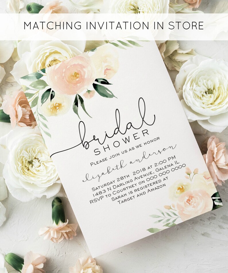 Mimosa Sign Printable Wlp Blu 758 Instant Download Mimosa Bar Sign Blush Floral Mimosa Bar Sign