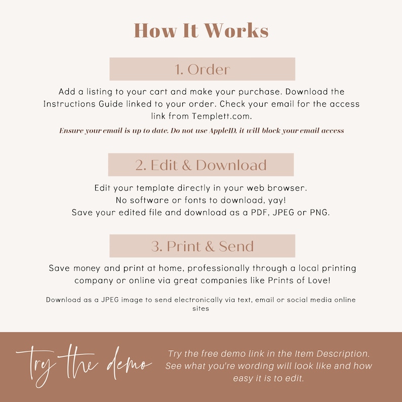 Editable Bridesmaid Information Card, Bridal Party Information Template, Bridal Proposal Card, Infographic, Edit with TEMPLETT, WLP-SIL 5252 image 7