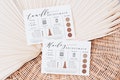 Editable Bridesmaid Information Card, Bridal Party Information Template, Bridal Proposal Card, Infographic, Edit with TEMPLETT, WLP-SCR 5248