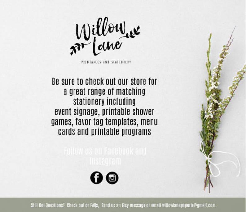 5x7 /& 8x10 Advice Sign Printable Baby Shower Advice Cards Baby Advice Cards Printable Advice Cards PDF WLP-ELE 103 Instant Download