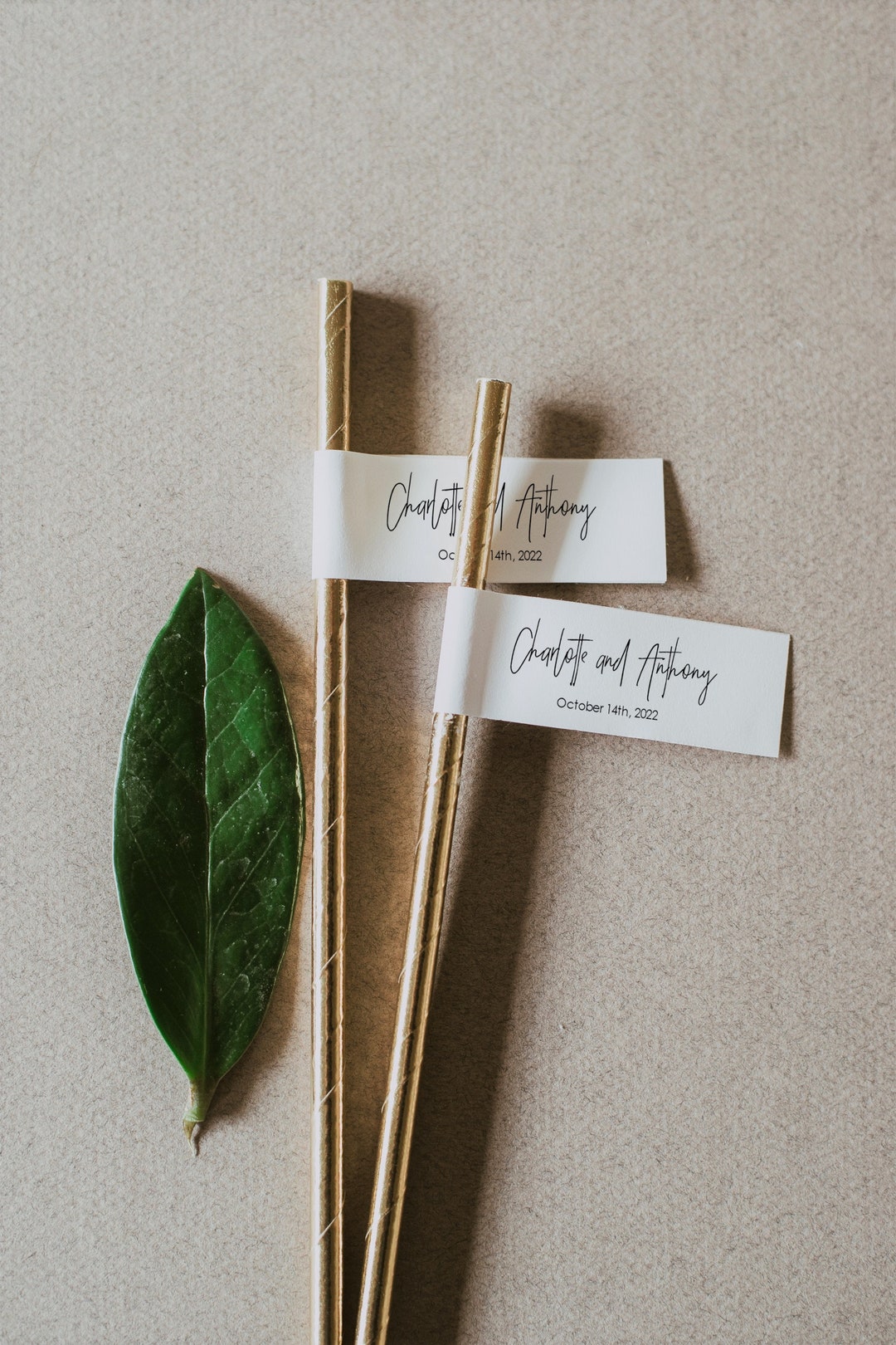 Straw Tag, Editable Drinks Tag Template, Mini Drink Straw Tag, Modern ...