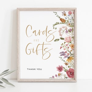 Kaarten en geschenken teken, Wildflower kaarten teken, geschenken tafel teken, boeken en kaarten teken, bloemenkaarten en geschenken, TEMPLETT, WLP-WIL 4522