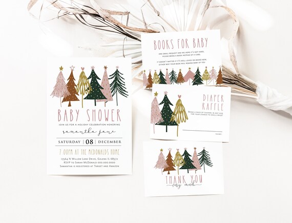 Invitaciones Para Baby Shower De Navidad Walgreens