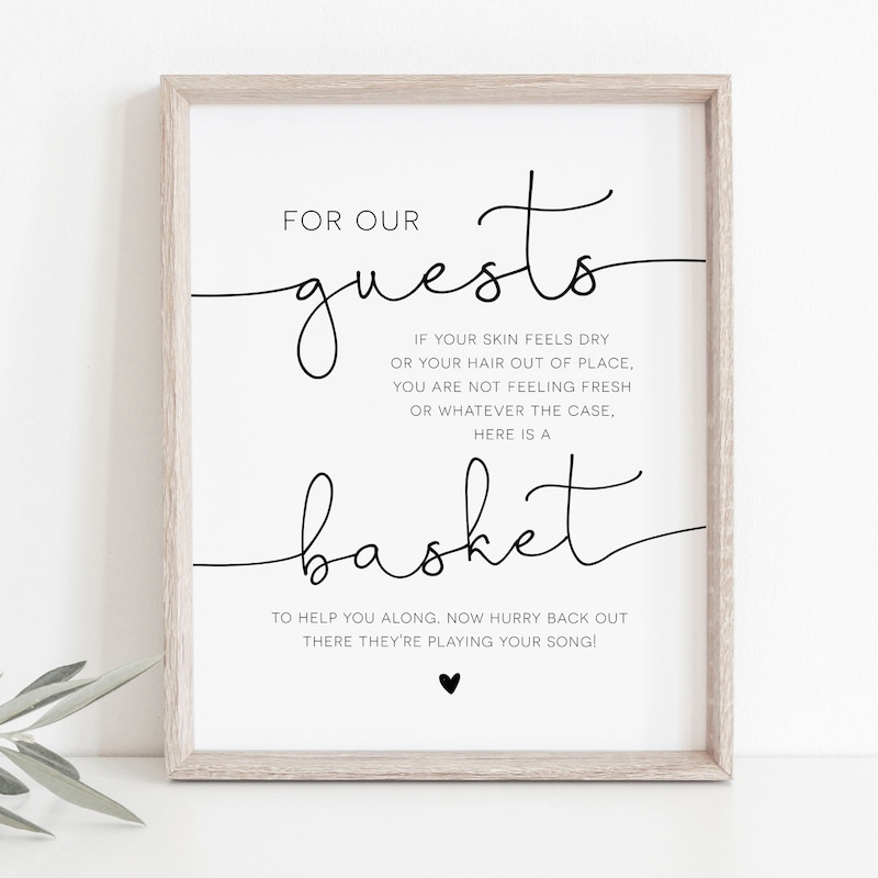 Wedding Bathroom Basket - Etsy