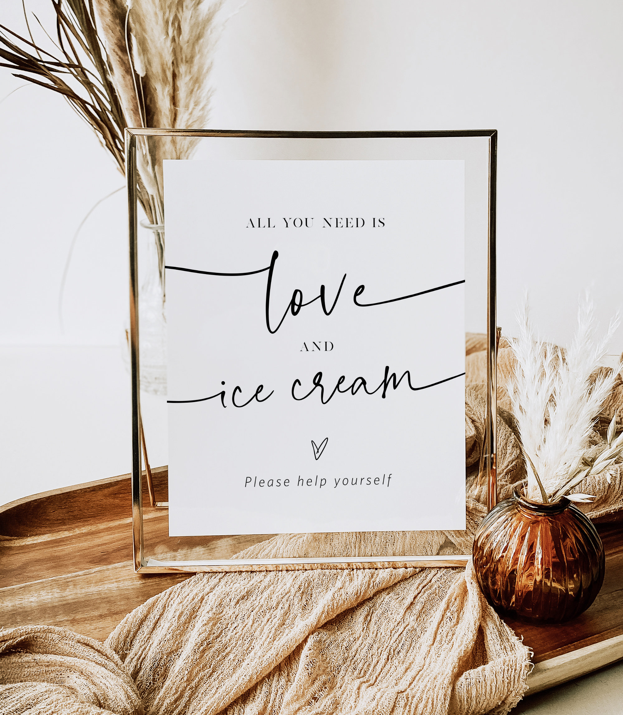 All You Need is Love and Ice-cream Sign, Ice-cream Bar Sign