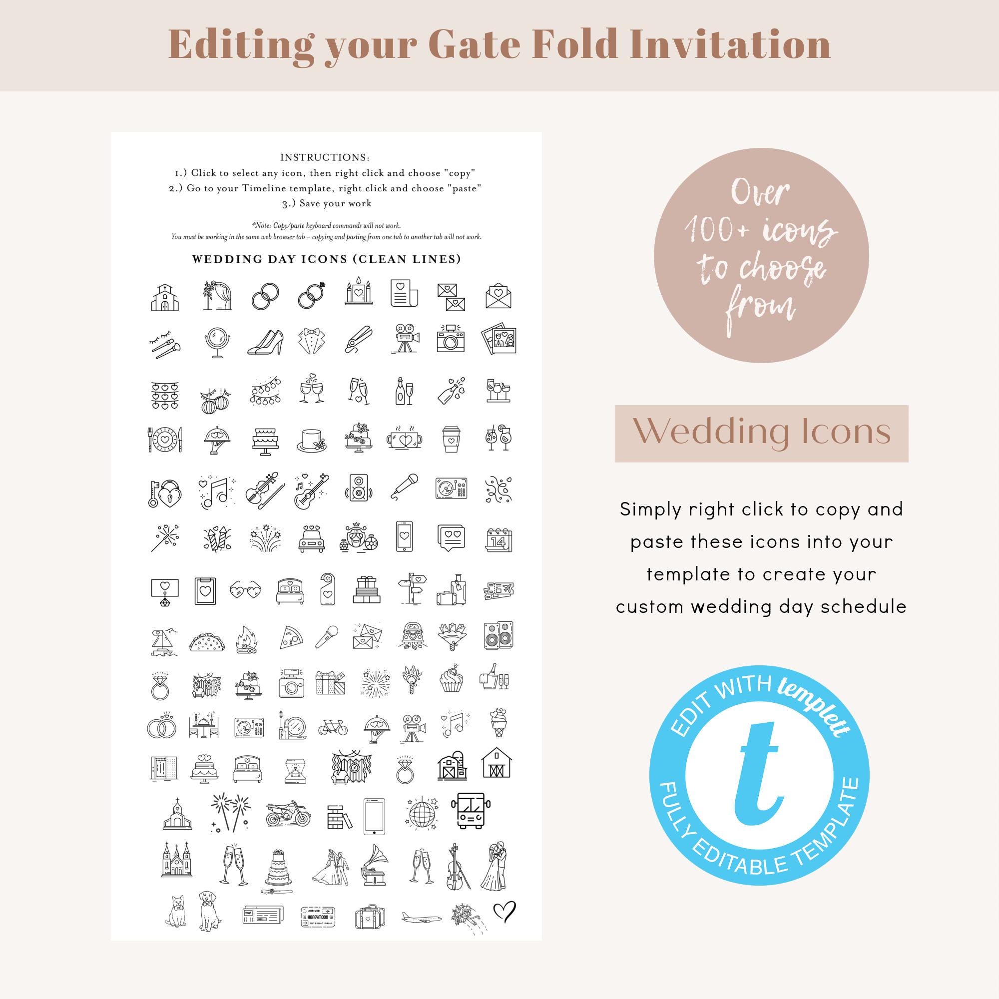 Wedding Signage Math Infographic Wedding Sign, Fun Wedding Sign With Editable Icons ...