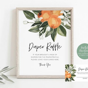 Citrus Baby Shower Game Bundle, Baby Shower Games, Orange Games Bundle, Customize Baby Shower Games, Edit with TEMPLETT, WLP-CIT 4211 image 2
