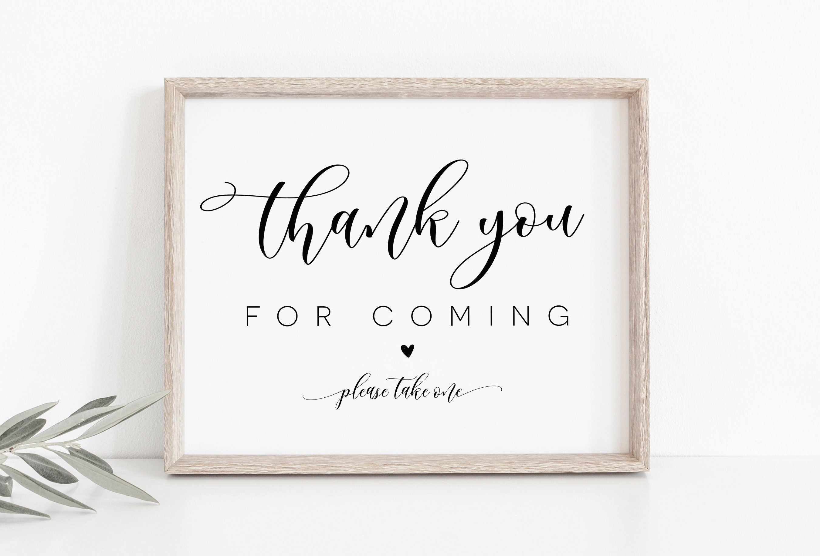 Thanks Sign Script Script Thank You Favors Sign, Thank You Favors Sign, Printable ...