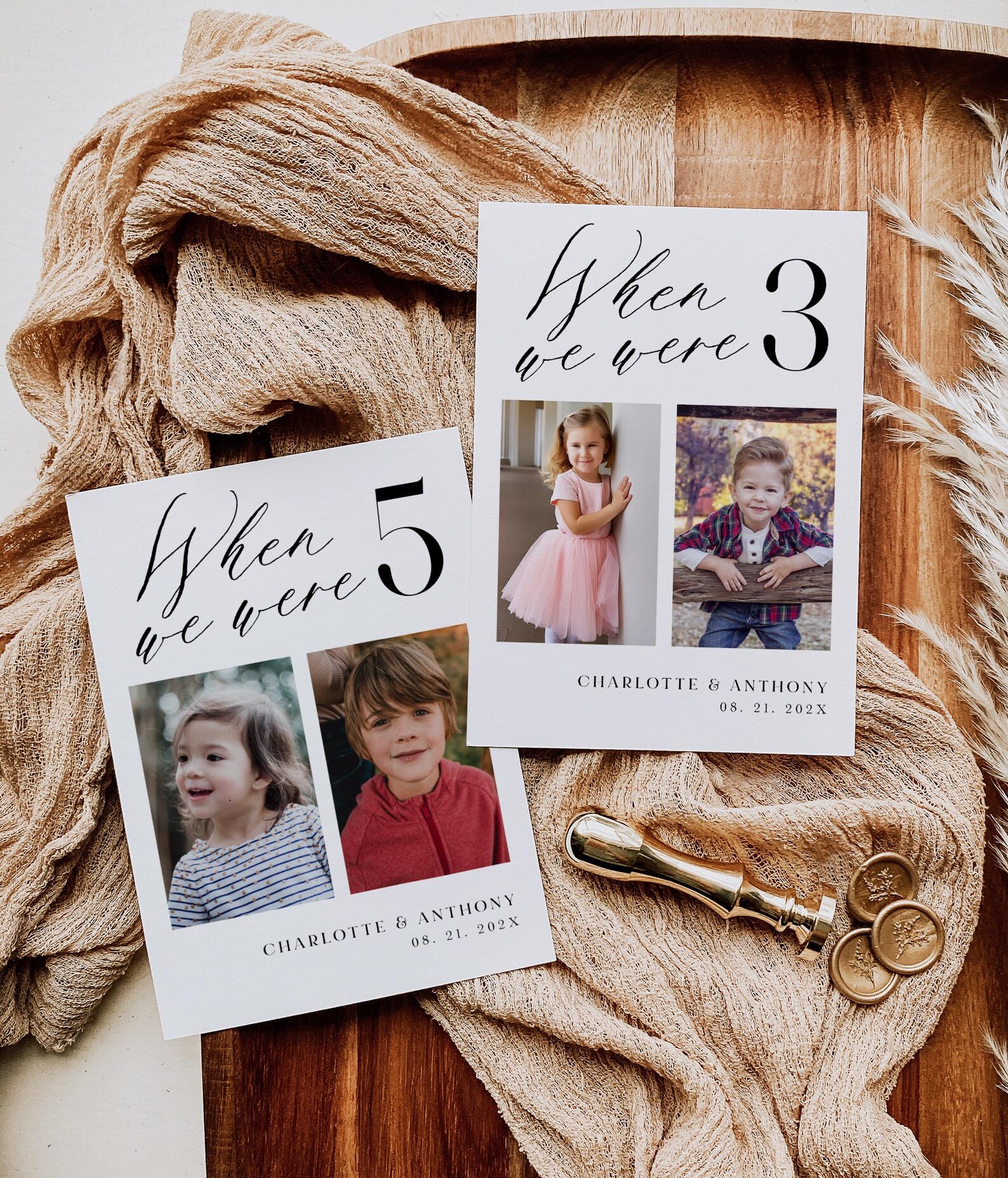 Photo Table Numbers, Modern Table Numbers, Wedding Photo Table Numbers ...